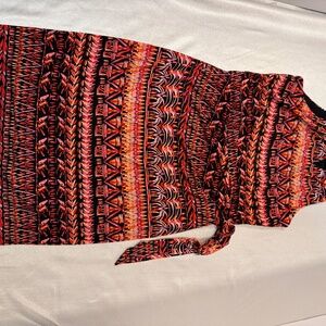 Jessica Simpson Tribal Print Midi Dress